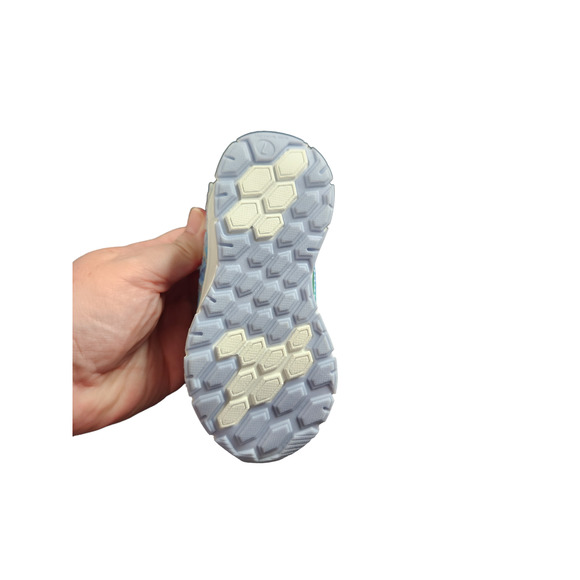 Disney Frozen Toddler Anna & Elsa Light Up Elastic Lace Sneaker NWT - Picture 7 of 9